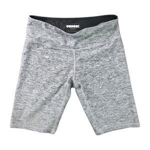 Ododos Womens Workout Shorts Athletic Biker, 7” Inseam, Size Small Gray/Black